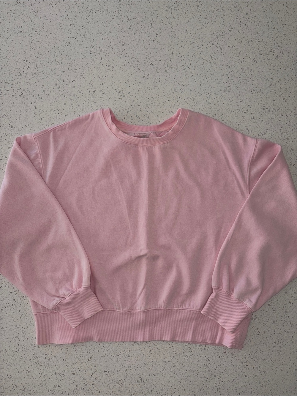 Harmony Balance Cropped Light Pink Crewneck Size Medium